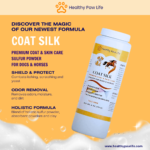 COAT SILK – Canine and Equine Dry Powder | Alleviate Odors and Itchiness | Relieves Rain Rot and Sweet Itch | Holistic Remedy and Soothing Formula