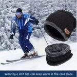 Winter Outdoor Riding Set: Hat, Gloves, and Scarf – Black