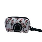 WASTE BAG HOLDER-RED FLORAL