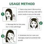 OUHOE Ginseng Hair Growth Lotion Ginseng  Moisturizing Hair Care Hair Growth Spray
