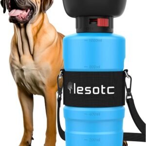 34oz Portable Dog  Water Bottle Dispenser-3.5Gen