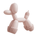 Balloon Dog Toy Pink