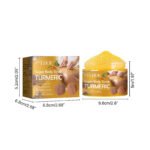 EELHOE Turmeric Body Scrub Lightens Acne Marks, Moisturizes, Refreshes, Smoothes, Rejuvenates, Cleanses & Exfoliates Body Scrubs